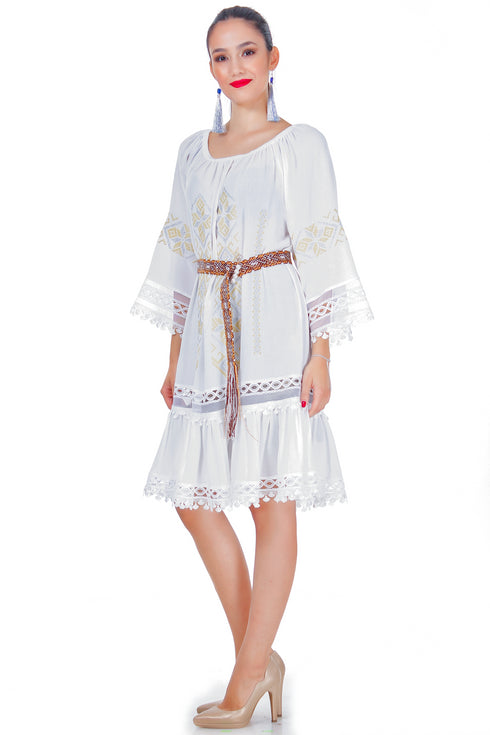 Rochie vascoza cu broderie freeshipping - Liza Panait Online Boutique